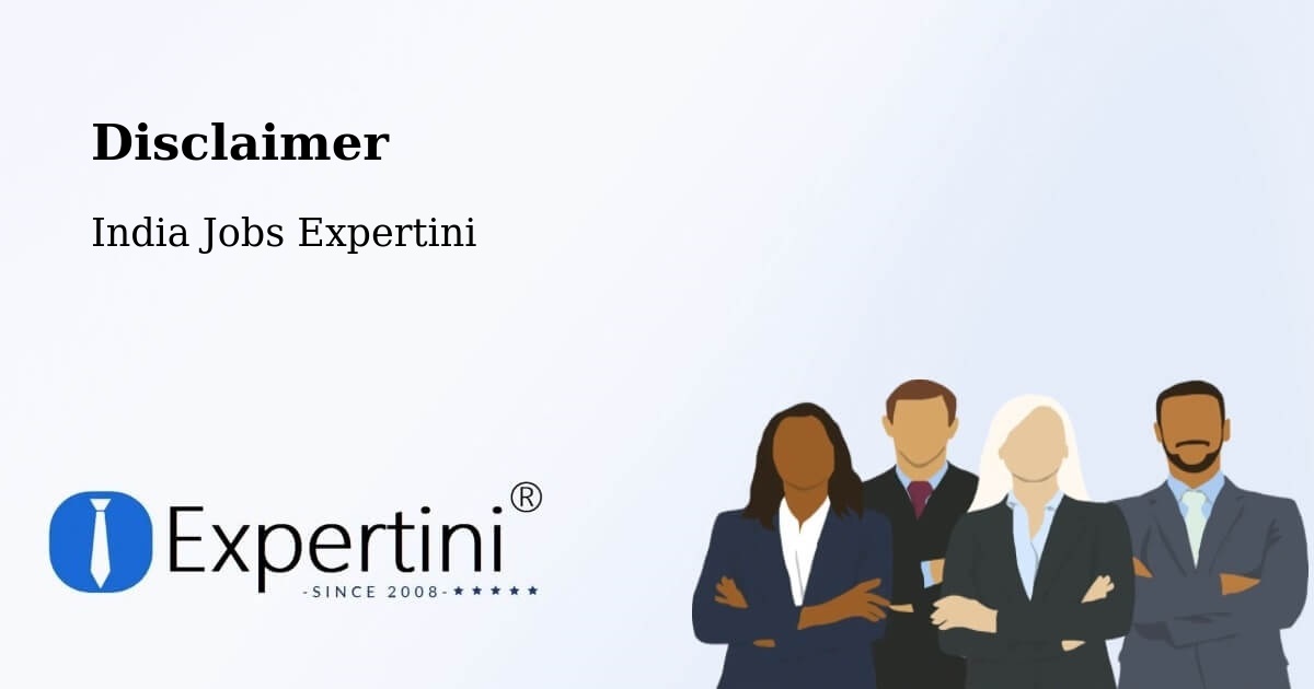 Disclaimer – Kolar - India Jobs Expertini